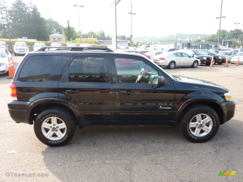 Black 2007 Ford Escape Hybrid 4WD Exterior Photo #52625996