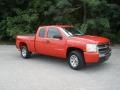 2009 Victory Red Chevrolet Silverado 1500 LS Extended Cab  photo #1