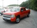 2009 Victory Red Chevrolet Silverado 1500 LS Extended Cab  photo #11