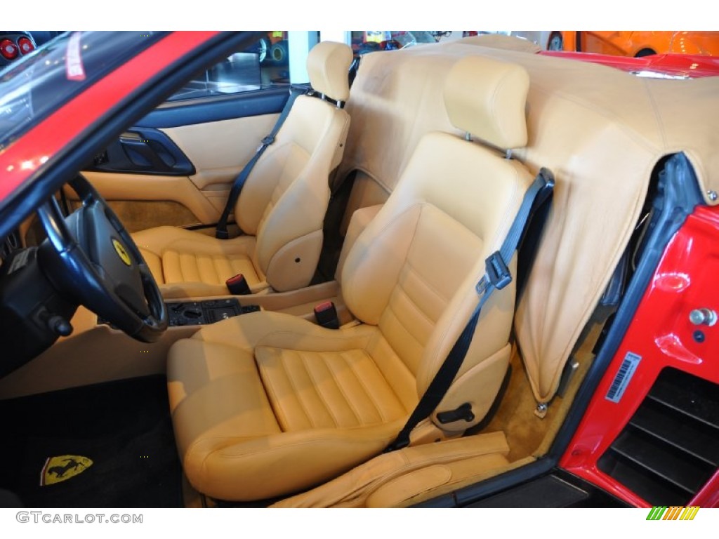 Beige Interior 1996 Ferrari F355 Spider Photo #52626710