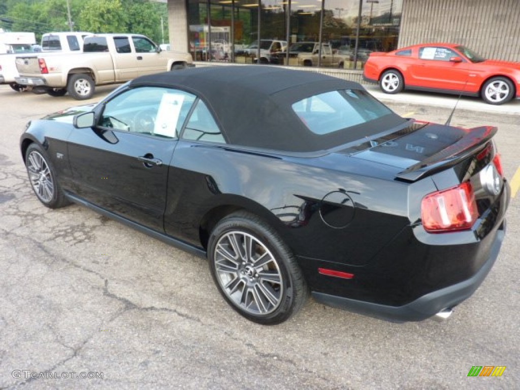 Black 2010 Ford Mustang GT Premium Convertible Exterior Photo #52627121