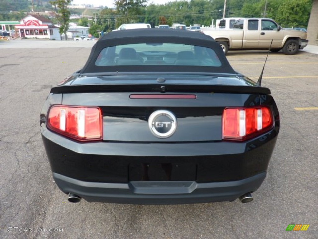 2010 Mustang GT Premium Convertible - Black / Charcoal Black photo #3