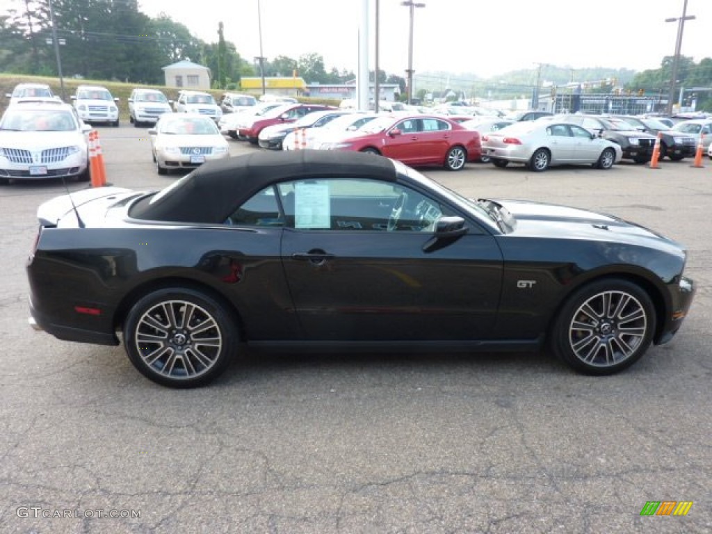 2010 Mustang GT Premium Convertible - Black / Charcoal Black photo #5