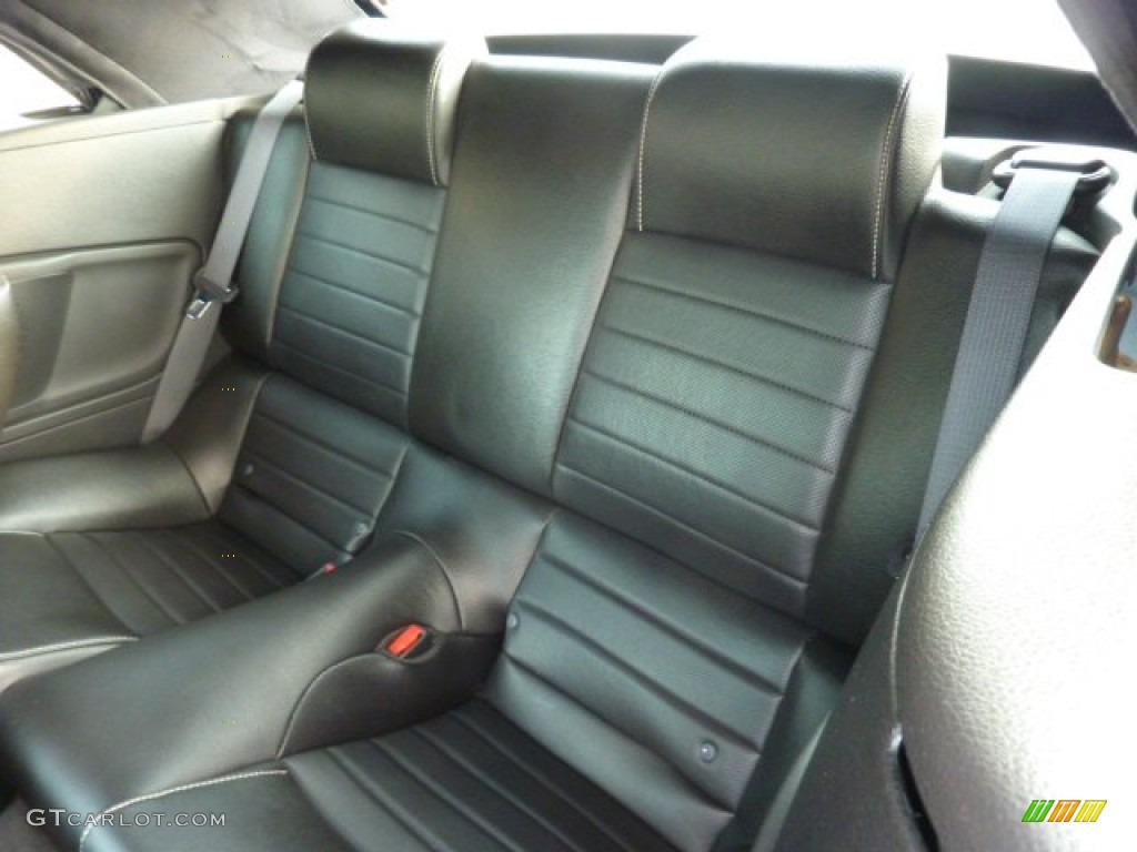 Charcoal Black Interior 2010 Ford Mustang GT Premium Convertible Photo #52627274