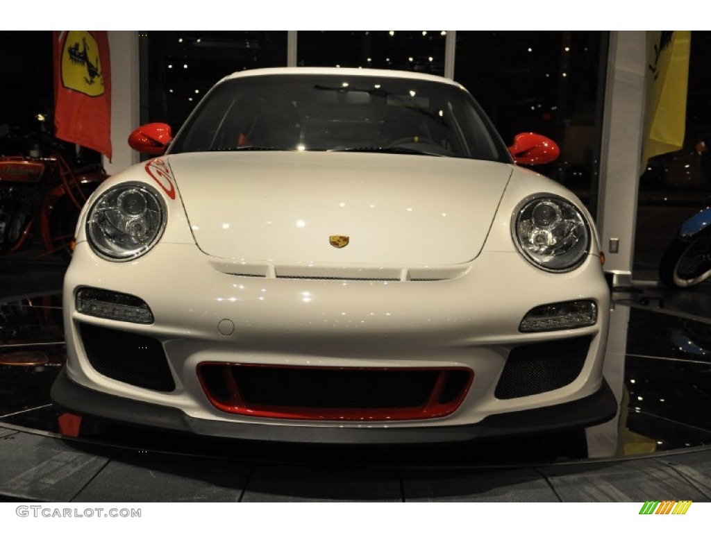 2010 911 GT3 RS - Carrara White/Guards Red / Black w/Alcantara photo #2