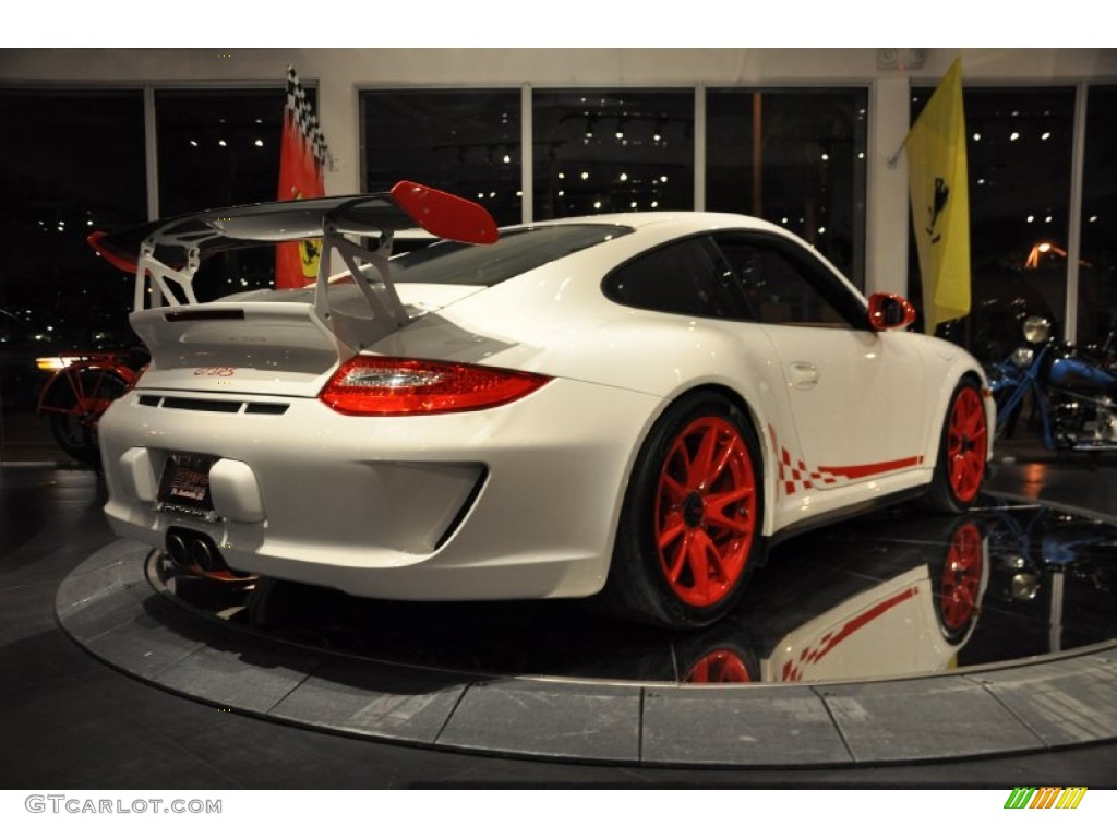 Carrara White/Guards Red 2010 Porsche 911 GT3 RS Exterior Photo #52627325