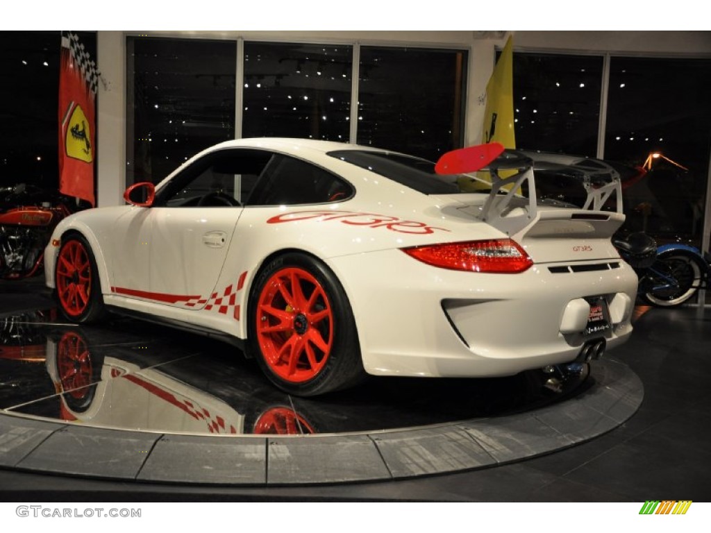 2010 911 GT3 RS - Carrara White/Guards Red / Black w/Alcantara photo #6
