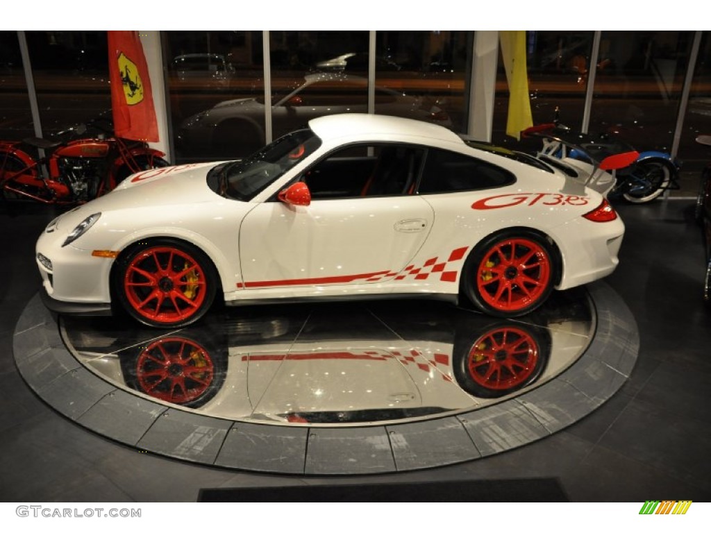 Carrara White/Guards Red 2010 Porsche 911 GT3 RS Exterior Photo #52627442