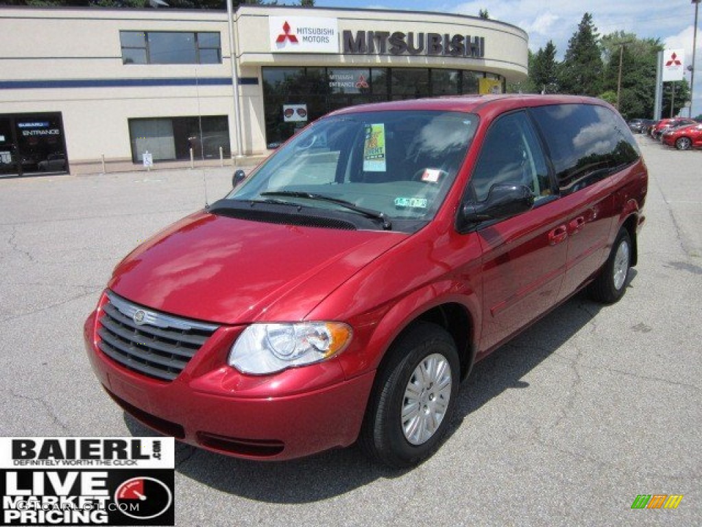 2006 Town & Country LX - Inferno Red Pearl / Medium Slate Gray photo #1