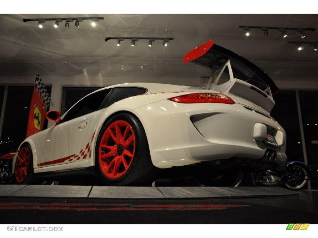 2010 911 GT3 RS - Carrara White/Guards Red / Black w/Alcantara photo #15