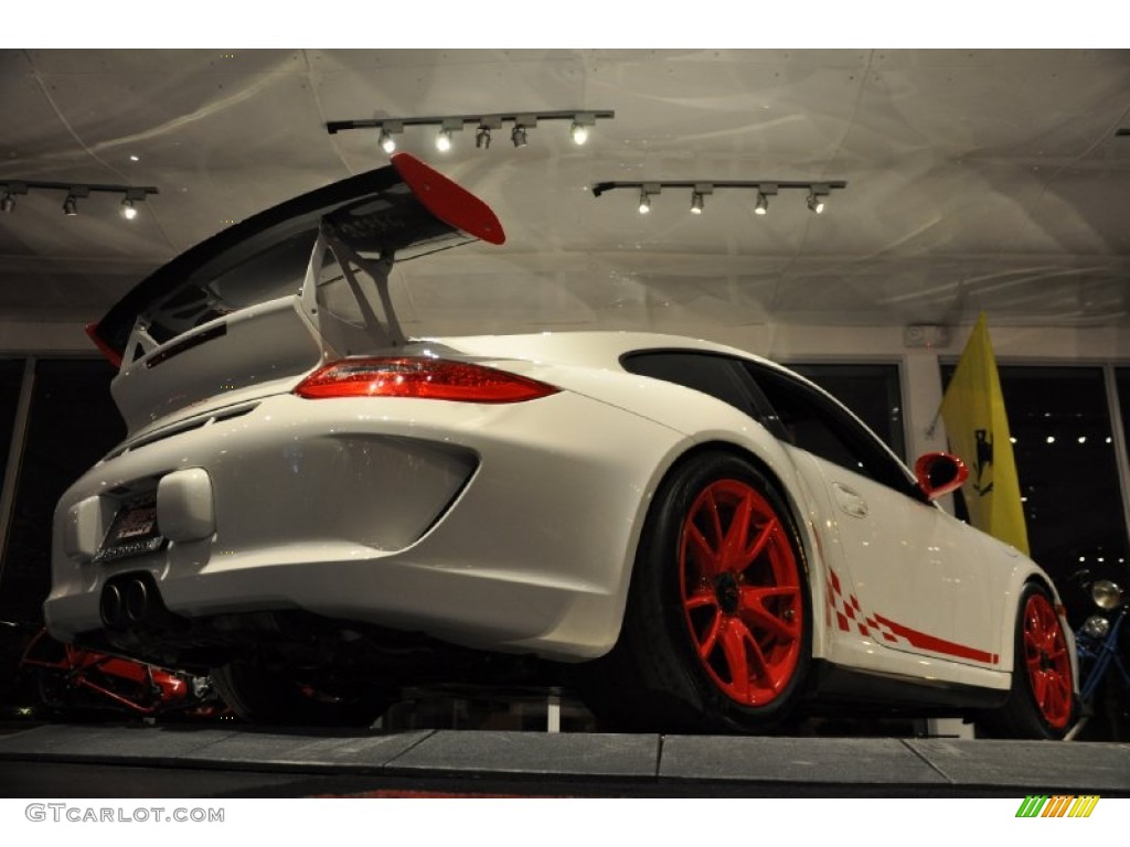 2010 911 GT3 RS - Carrara White/Guards Red / Black w/Alcantara photo #19