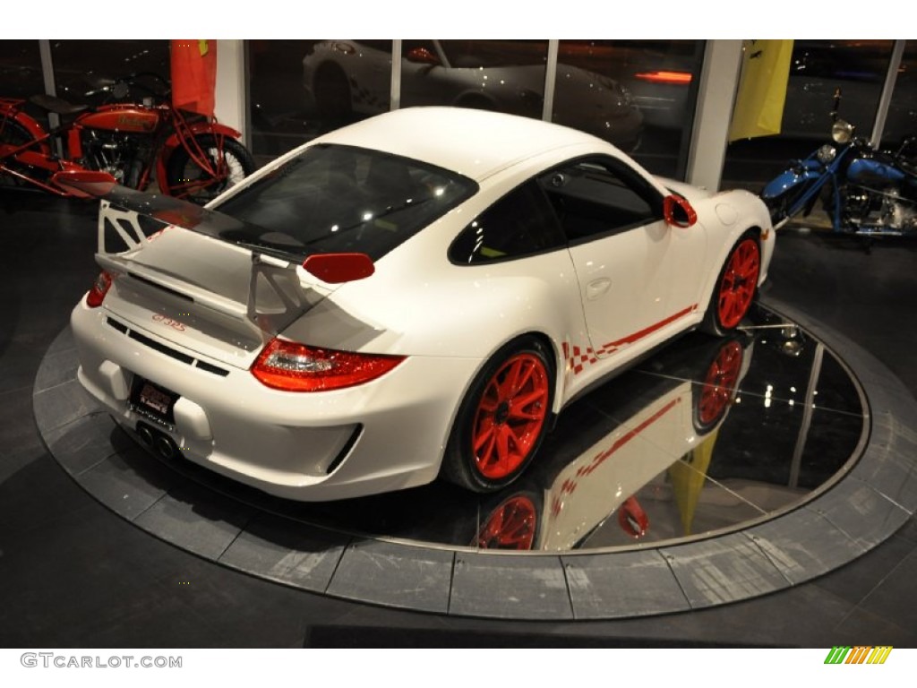 2010 911 GT3 RS - Carrara White/Guards Red / Black w/Alcantara photo #20