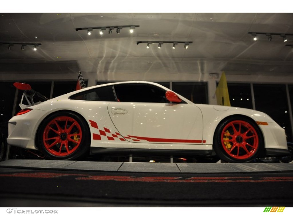2010 911 GT3 RS - Carrara White/Guards Red / Black w/Alcantara photo #23