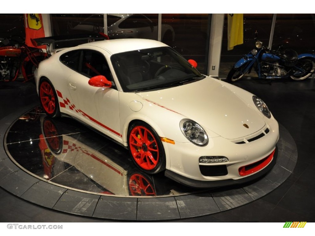 Carrara White/Guards Red 2010 Porsche 911 GT3 RS Exterior Photo #52627685