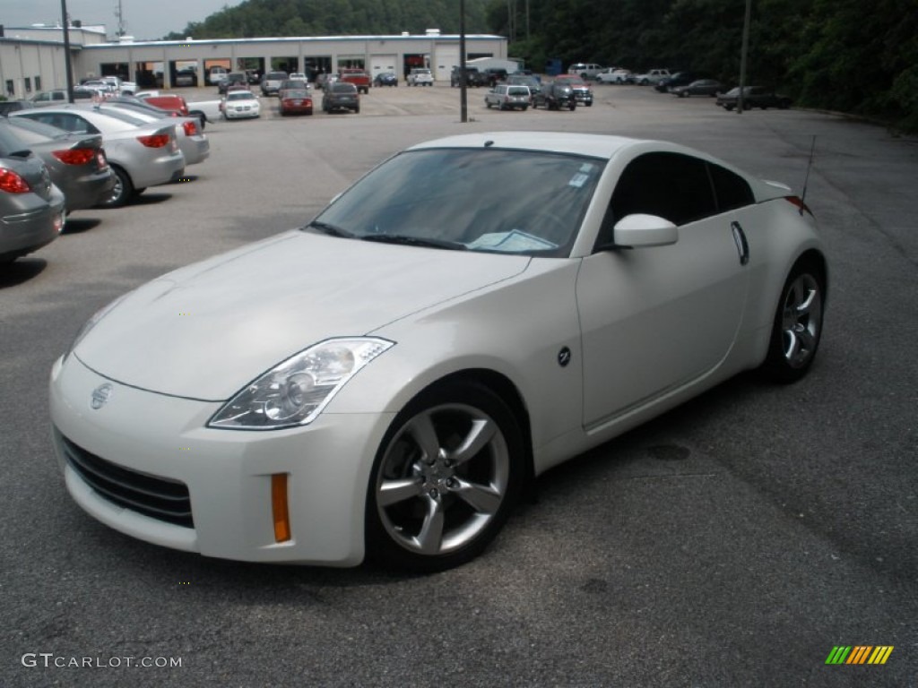 Pikes Peak White Pearl 2007 Nissan 350Z Touring Coupe Exterior Photo #52627859