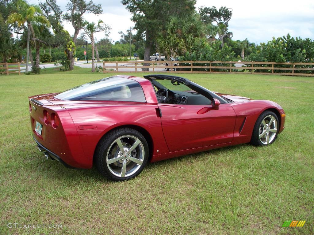 2008 Corvette Coupe - Crystal Red Metallic / Cashmere photo #10