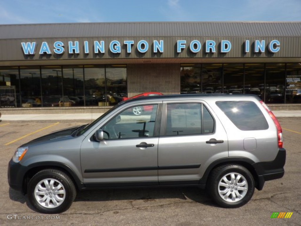 2005 CR-V EX 4WD - Silver Moss Metallic / Black photo #1