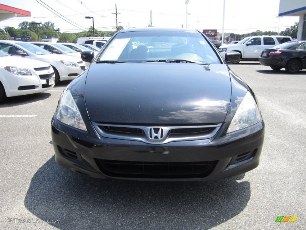 2006 Accord LX Coupe - Nighthawk Black Pearl / Black photo #2