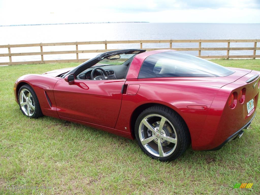 2008 Corvette Coupe - Crystal Red Metallic / Cashmere photo #13