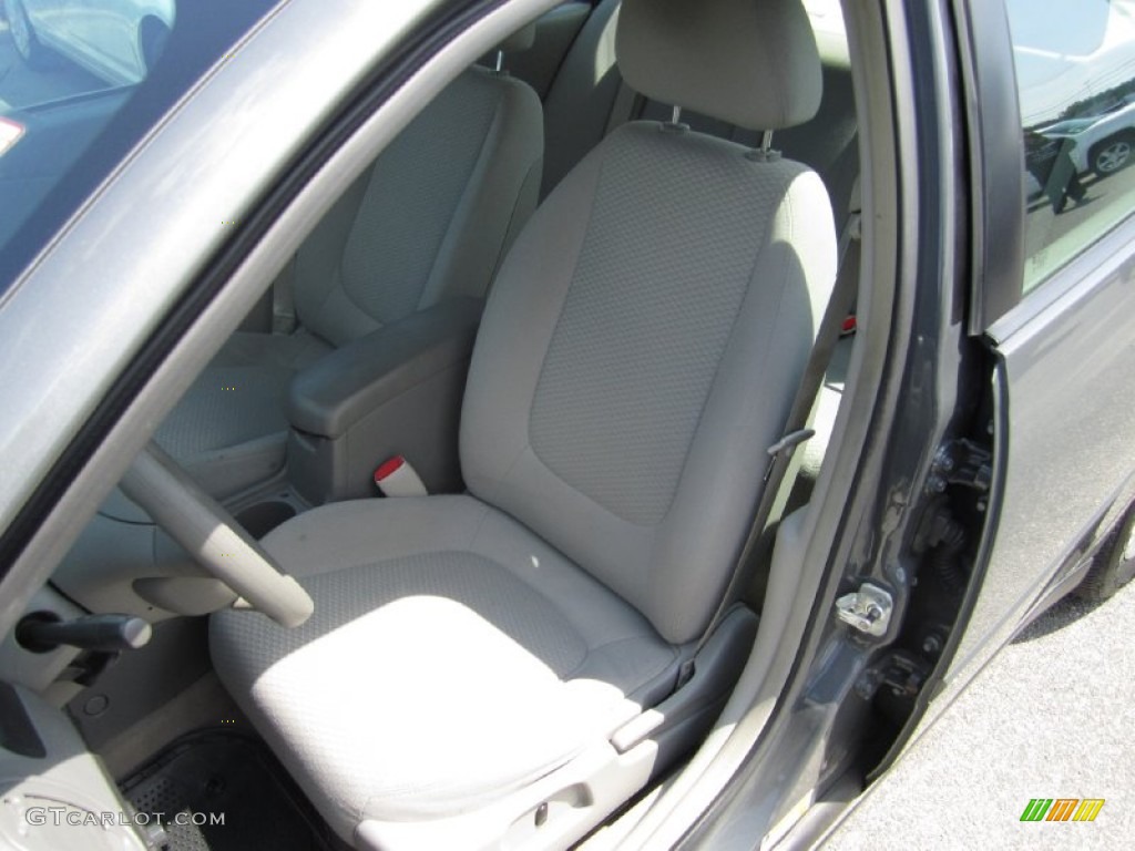 2007 Malibu LS Sedan - Dark Gray Metallic / Titanium Gray photo #7