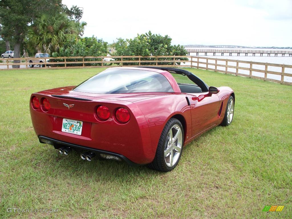 2008 Corvette Coupe - Crystal Red Metallic / Cashmere photo #14