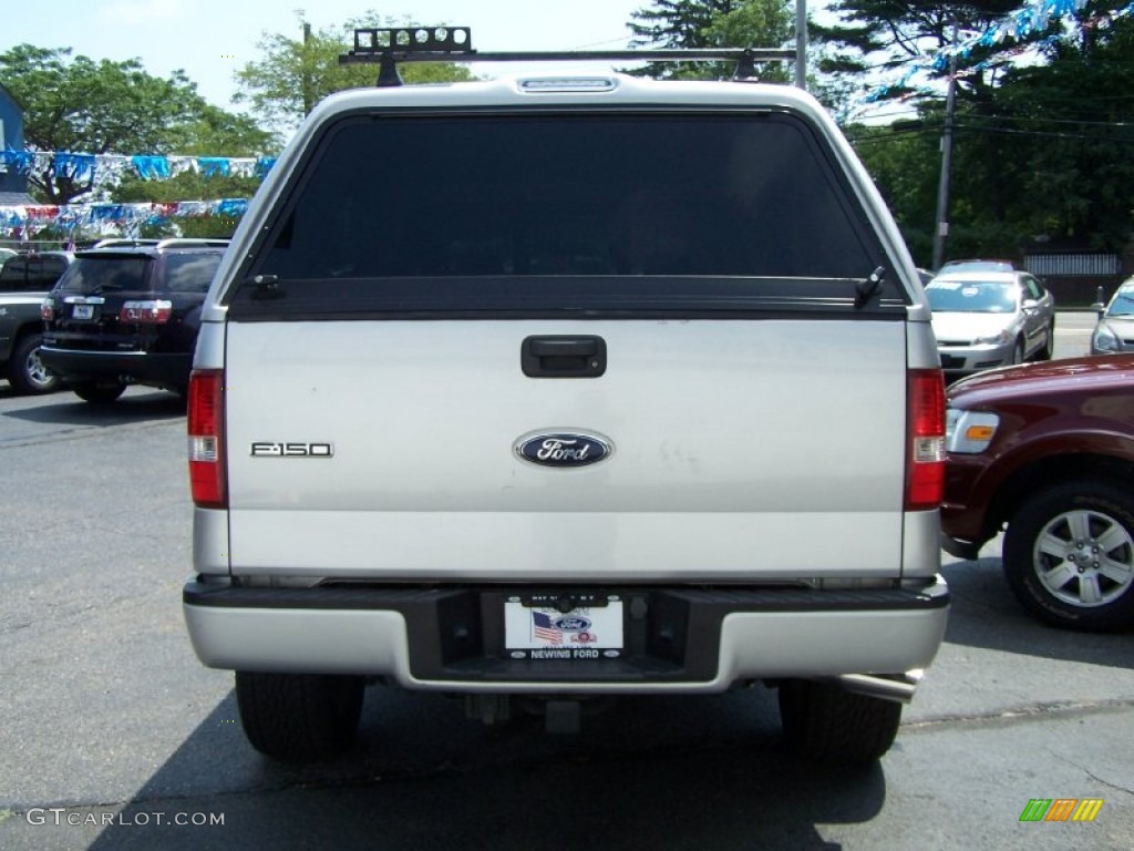 2006 F150 STX SuperCab 4x4 - Silver Metallic / Medium Flint photo #5
