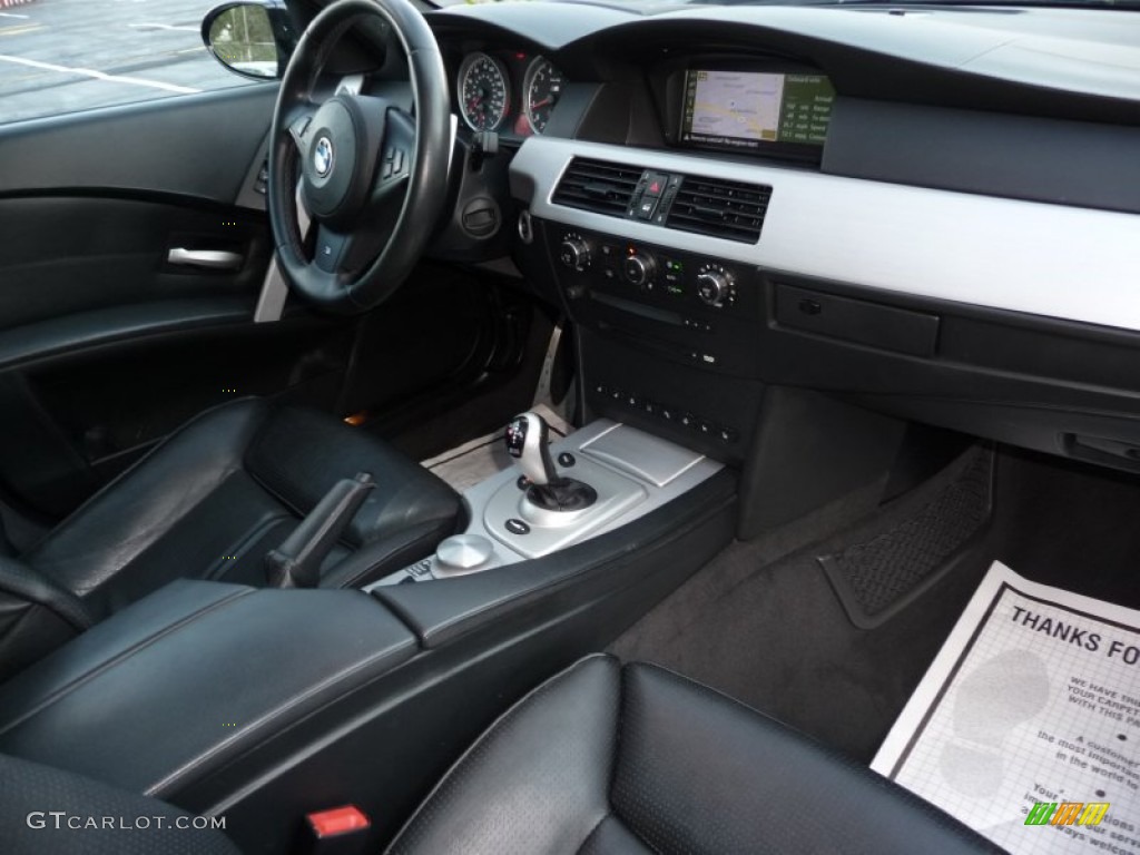 Black Interior 2006 BMW M5 Standard M5 Model Photo #52630688