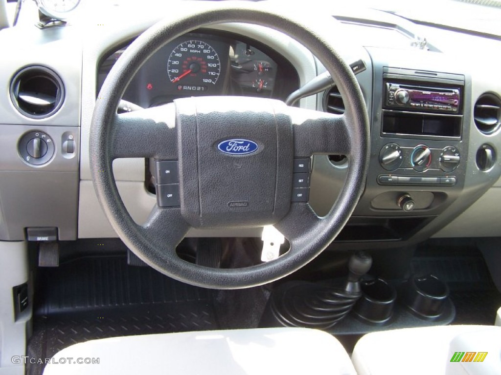 2006 F150 STX SuperCab 4x4 - Silver Metallic / Medium Flint photo #14
