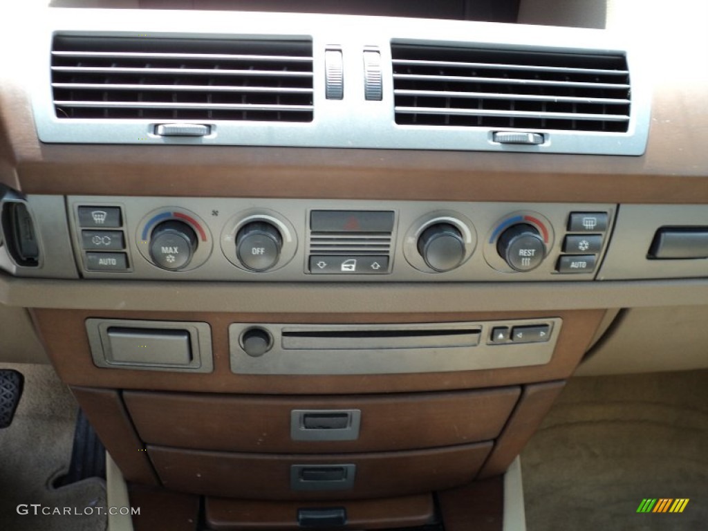 2002 7 Series 745i Sedan - Kalahari Beige Metallic / Beige III photo #9