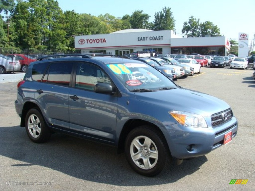 2008 RAV4 4WD - Pacific Blue Metallic / Ash photo #1