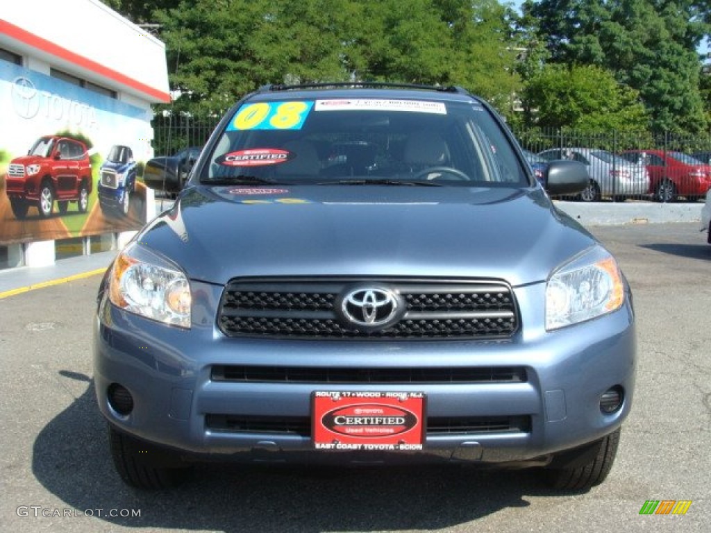 2008 RAV4 4WD - Pacific Blue Metallic / Ash photo #2
