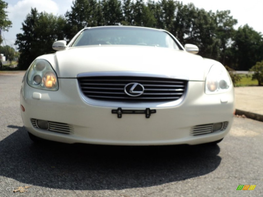 White Gold Crystal Lexus SC