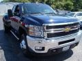 Imperial Blue Metallic - Silverado 3500HD LTZ Extended Cab 4x4 Dually Photo No. 3