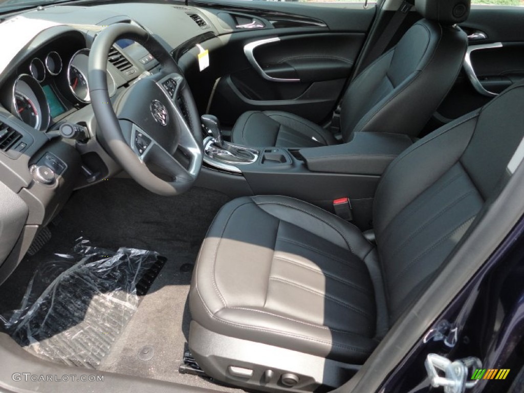 Ebony Interior 2011 Buick Regal CXL Photo #52631987