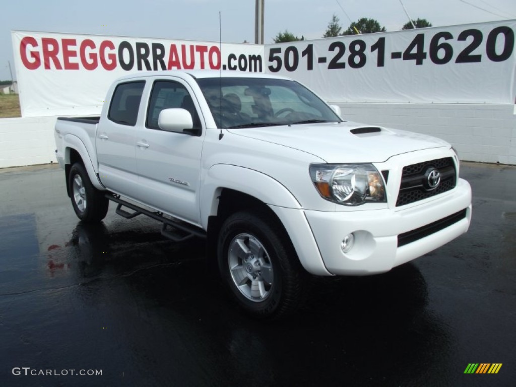 Super White Toyota Tacoma