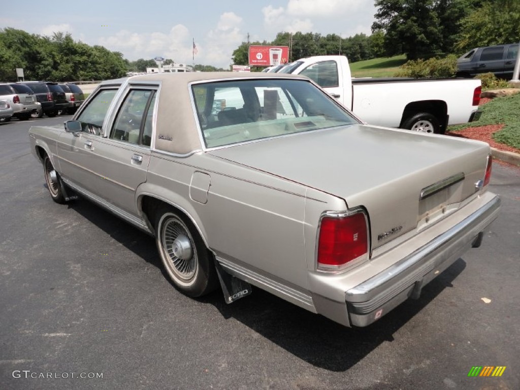 Light Titanium Metallic 1990 Ford LTD Crown Victoria Standard LTD Crown Victoria Model Exterior Photo #52632779