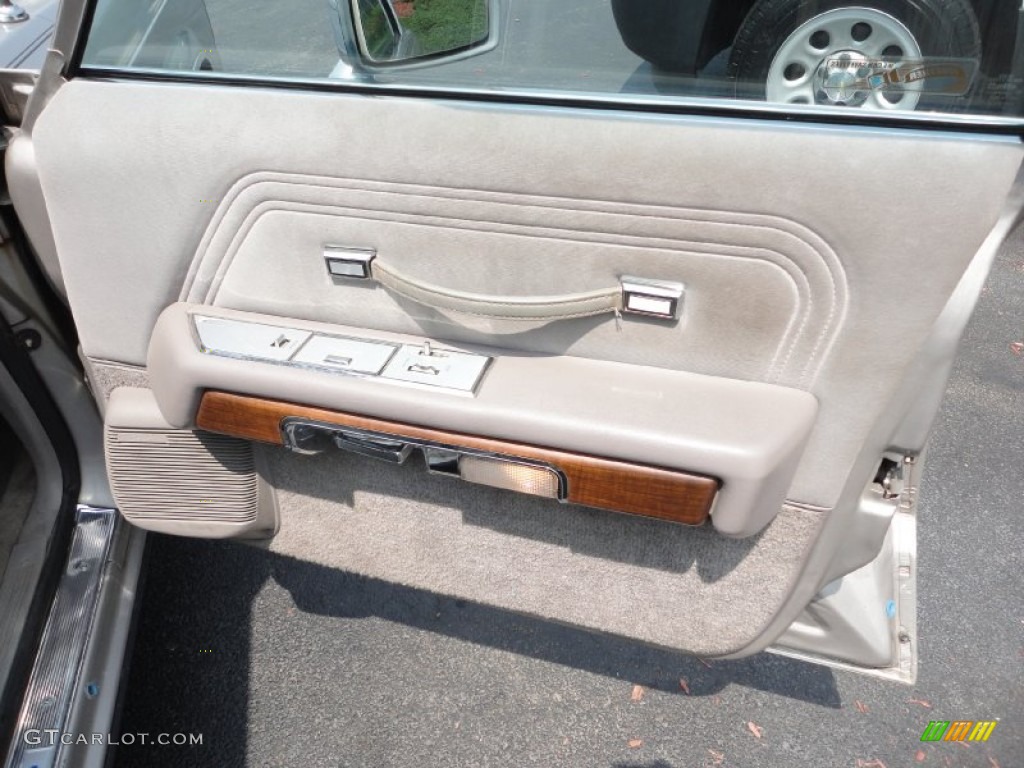1990 Ford LTD Crown Victoria Standard LTD Crown Victoria Model Grey Door Panel Photo #52632989