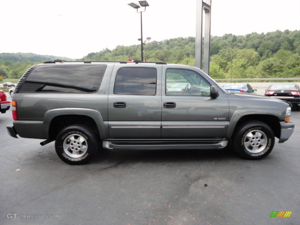 Medium Charcoal Gray Metallic 2000 Chevrolet Suburban 1500 LS 4x4 Exterior Photo #52633124