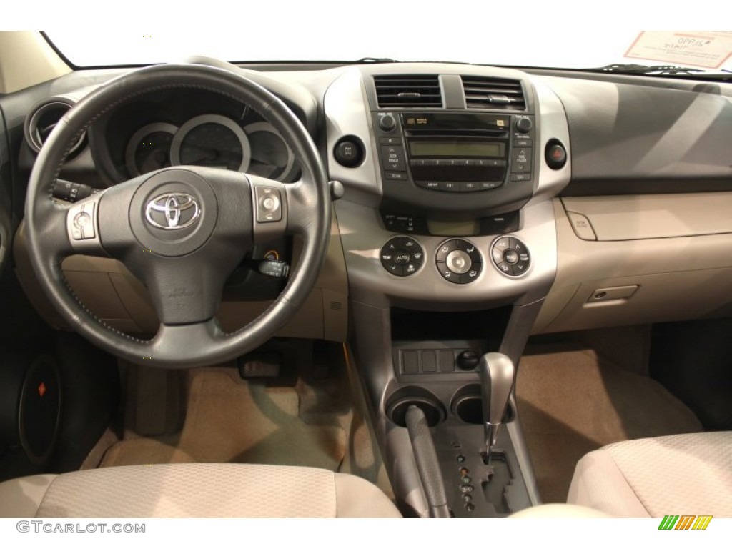 2008 RAV4 Limited 4WD - Black / Taupe photo #17