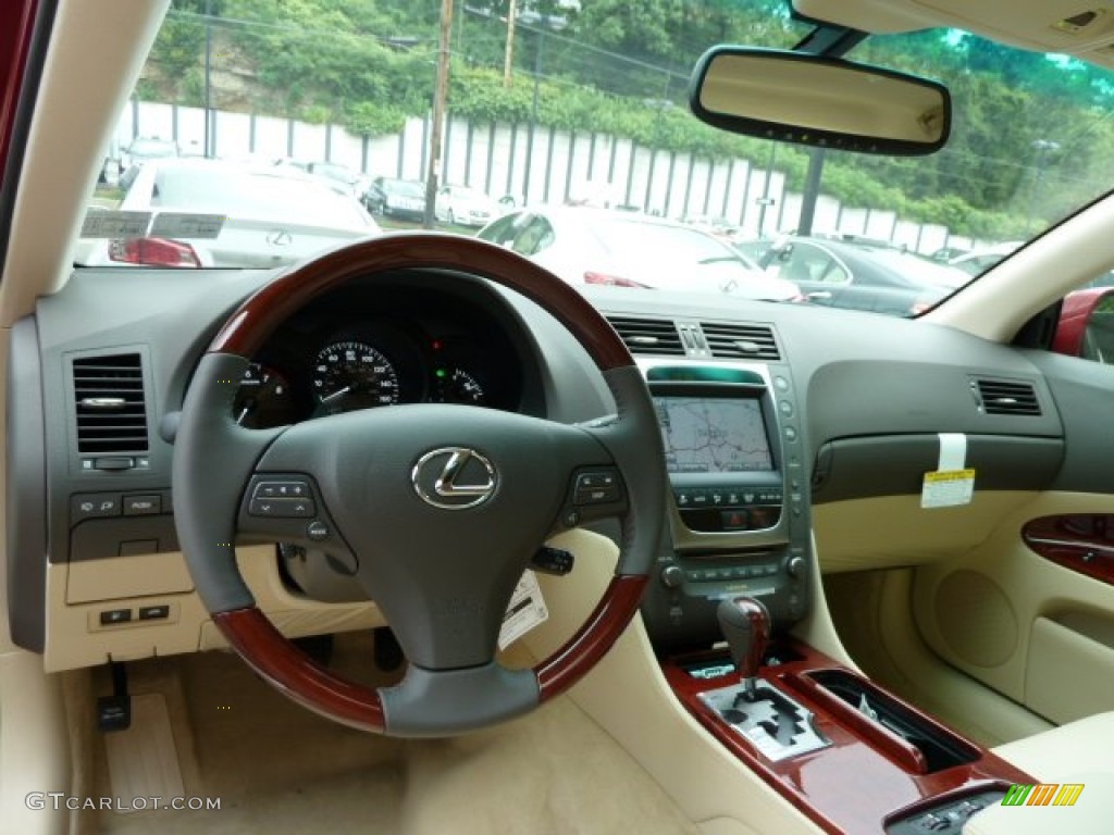 2011 Lexus GS 350 AWD Parchment/Birds Eye Maple Dashboard Photo #52633841