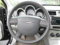 Dark Slate Gray/Light Slate Gray Steering Wheel Photo for 2008 Chrysler Sebring #52634108