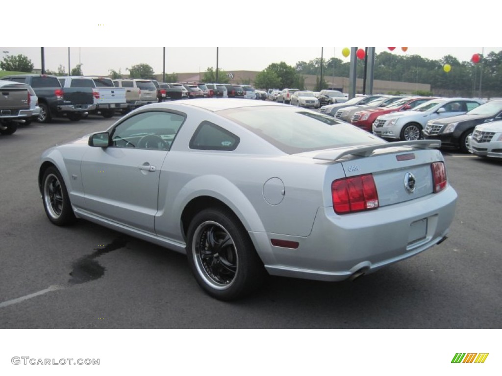 Satin Silver Metallic 2005 Ford Mustang GT Premium Coupe Exterior Photo #52634660
