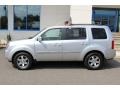Alabaster Silver Metallic 2010 Honda Pilot Touring 4WD Exterior