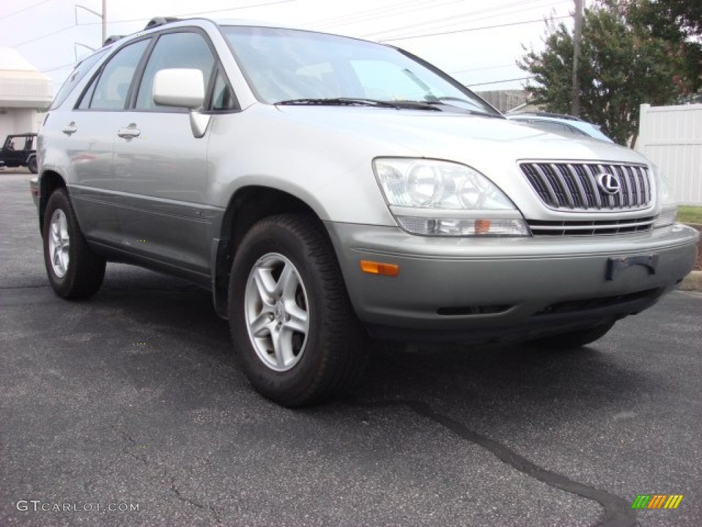 2001 RX 300 - Millennium Silver Metallic / Black photo #1