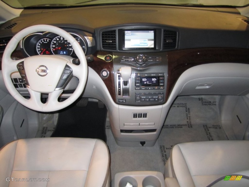 2011 Nissan Quest 3.5 SL Gray Dashboard Photo #52637090