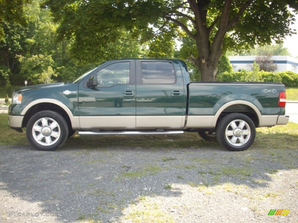 Forest Green Metallic 2007 Ford F150 King Ranch SuperCrew 4x4 Exterior Photo #52637411