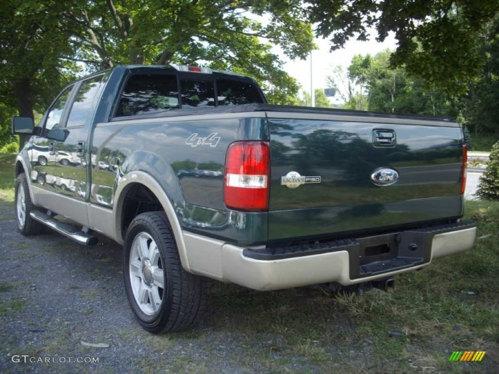 Forest Green Metallic 2007 Ford F150 King Ranch SuperCrew 4x4 Exterior Photo #52637429