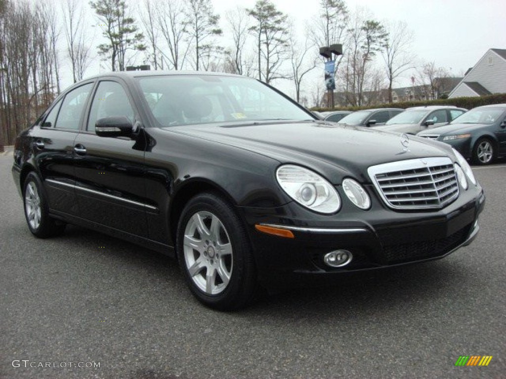 2009 E 320 BlueTEC Sedan - Black / Black photo #1