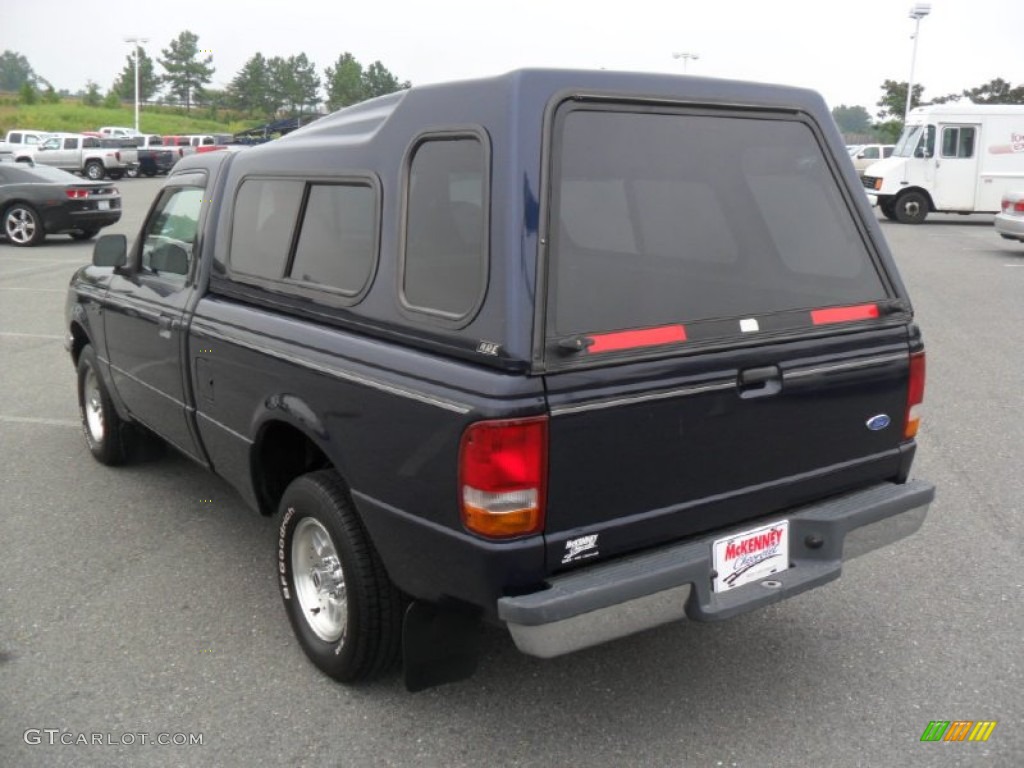 1994 Ranger XLT Regular Cab - Dark Lapis Blue Metallic / Grey photo #2