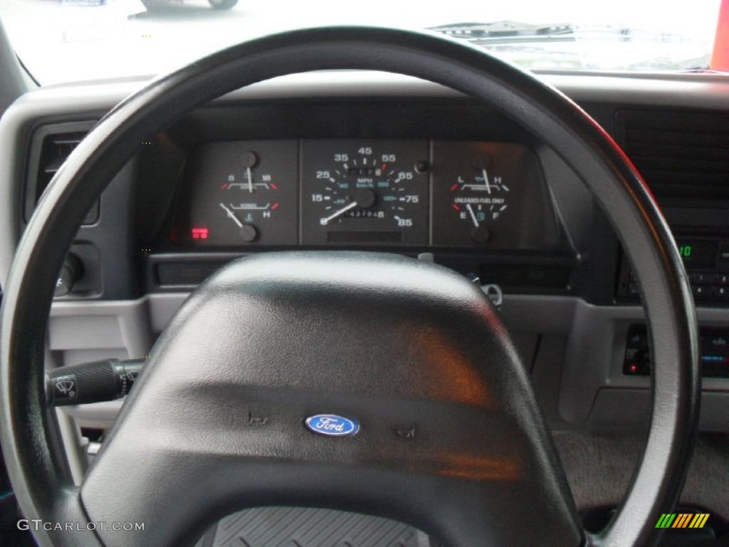 1994 Ford Ranger XLT Regular Cab Grey Steering Wheel Photo #52637732